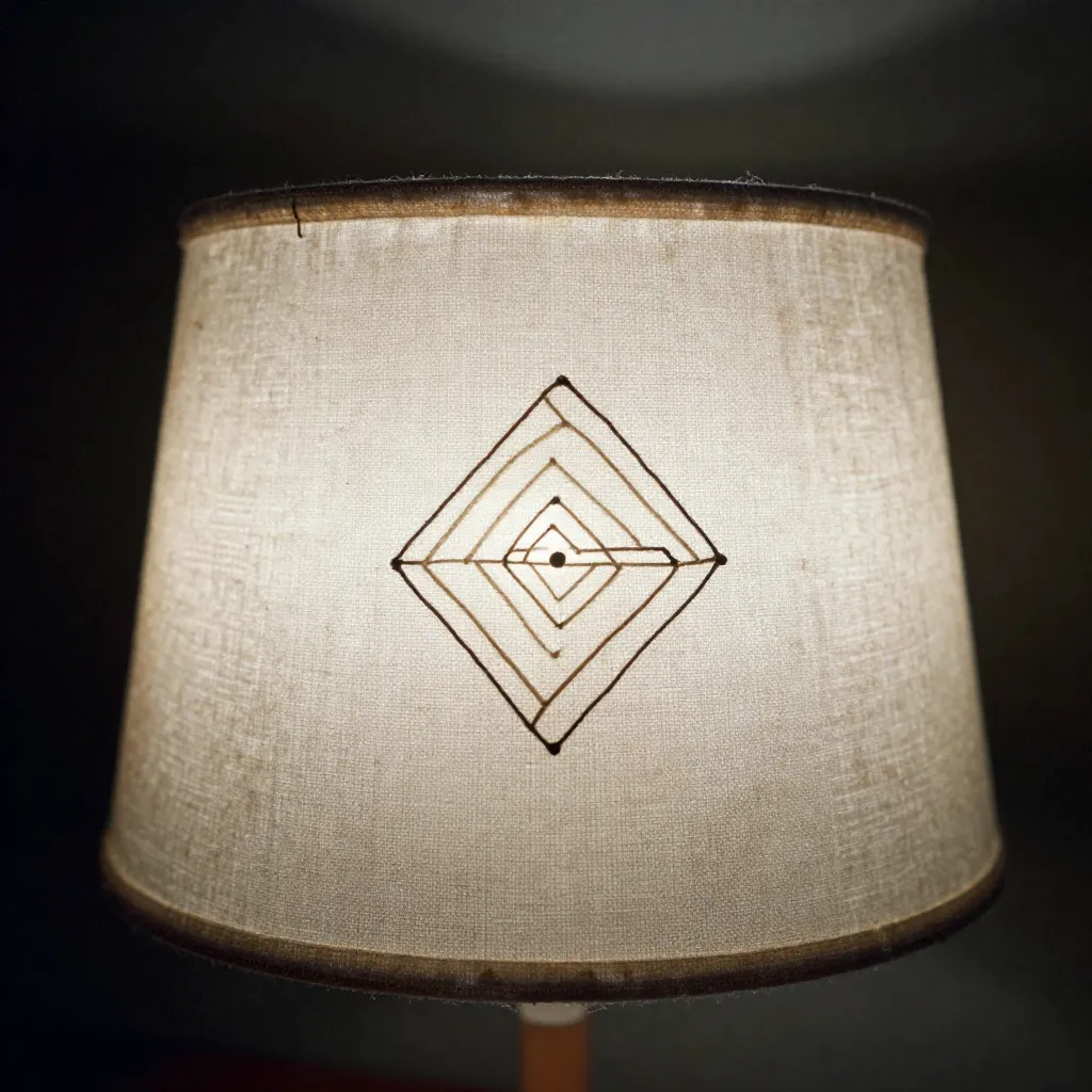 Modern paper lampshade